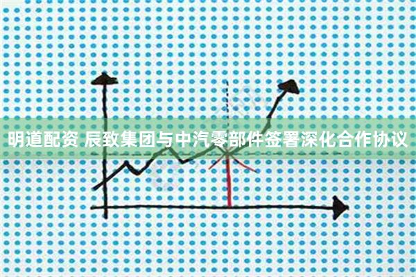 明道配资 辰致集团与中汽零部件签署深化合作协议